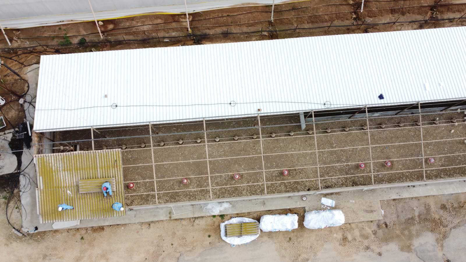 מושב חצב החלפת גגות אסבסט לפאנל מבודד בלולים 4,000 מ"ר   - שיתוף פעולה עם חברה סולארית